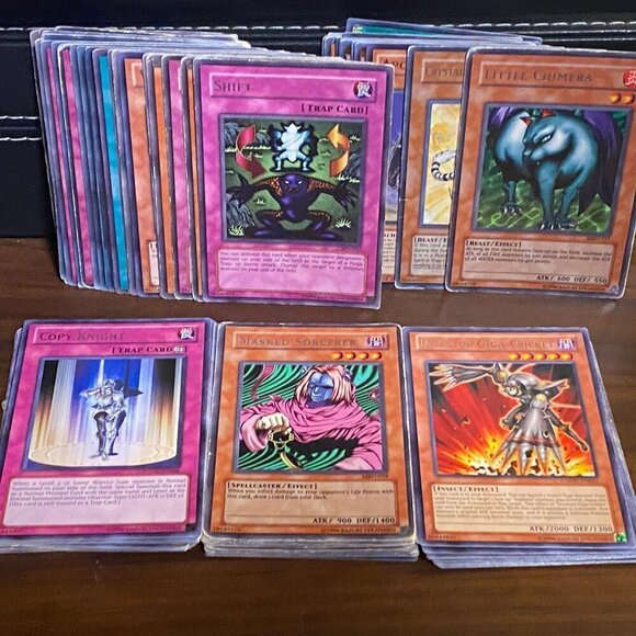 Lot of 100+ Vintage 2000s RARE Yugioh Trading Cards LOT OF ONLY RARES - Picture 3 of 6